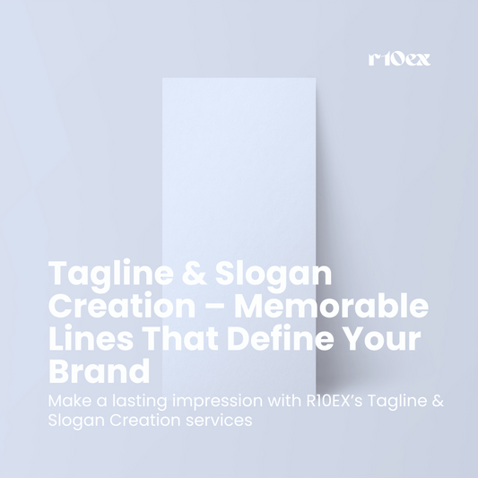 Tagline & Slogan Creation – Memorable Lines That Define Your Brand