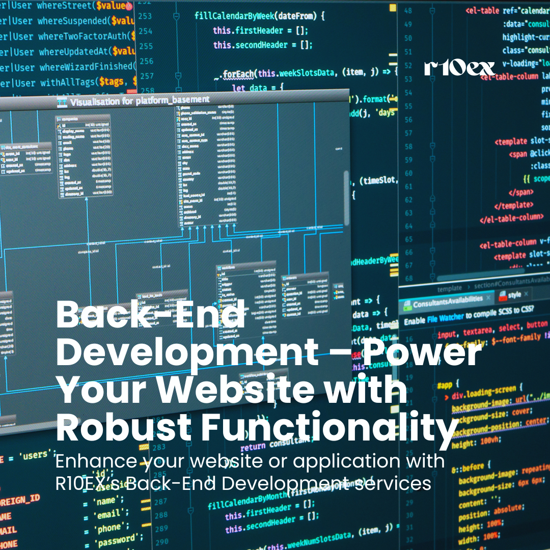 Back-End Development – Power Your Website with Robust Functionality